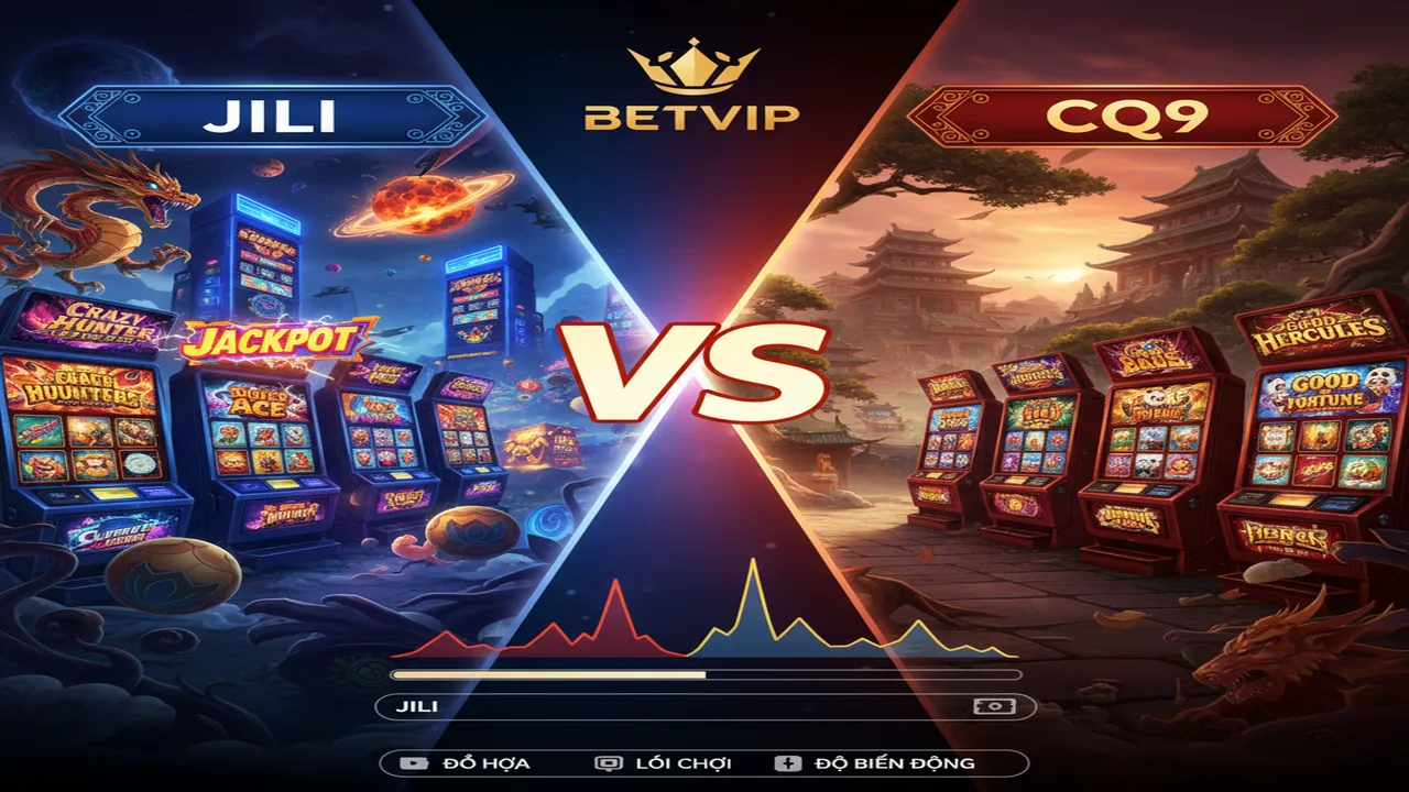 So sánh Jili và CQ9 Betvip